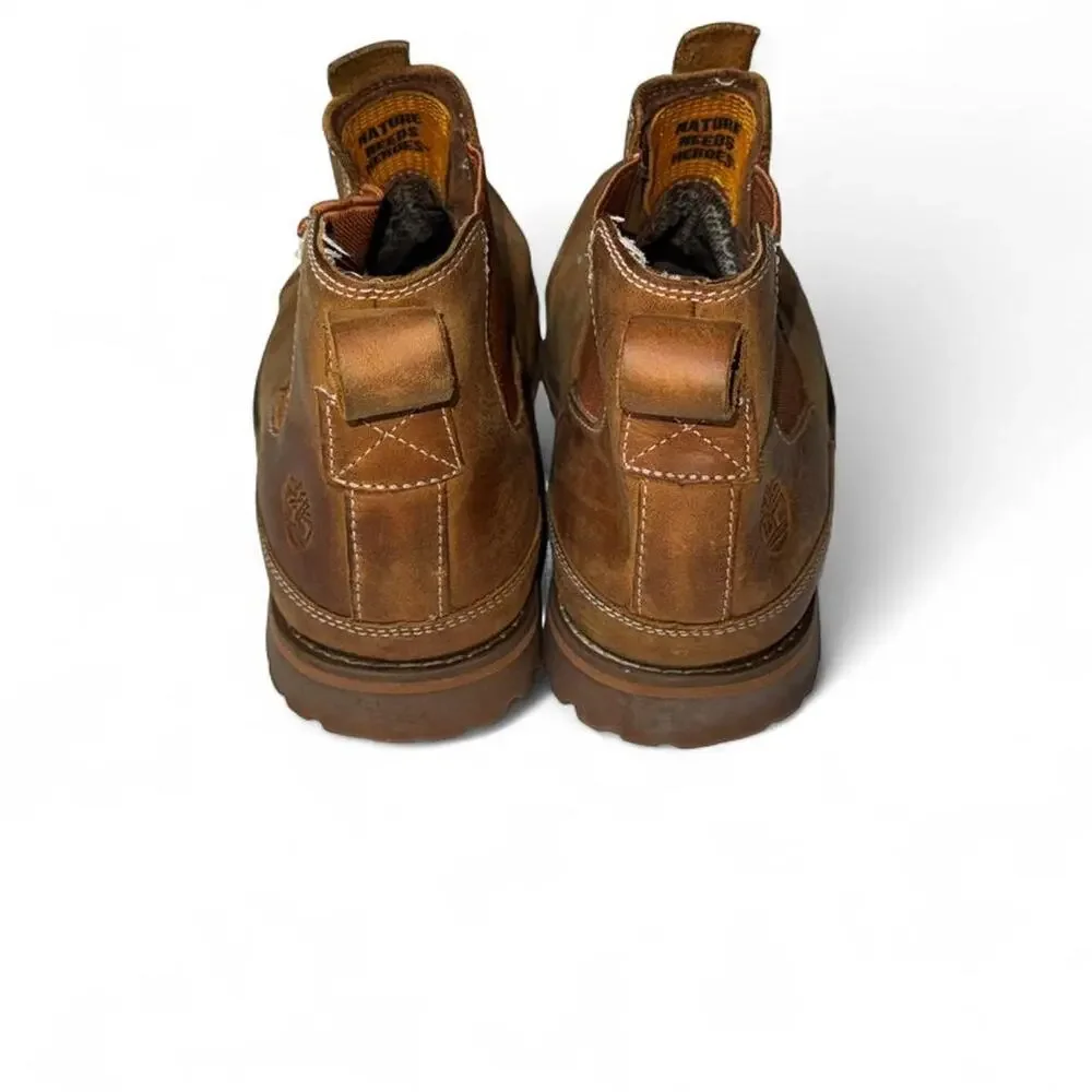Timberland Men’s ReBOTL Waterproof Leather Chelsea Boots Men’s Size 8.5